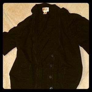 Short sleeve knit cover up